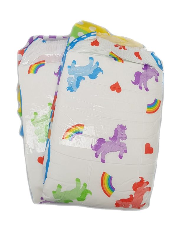 Dotty Diaper Printed Mixed 40 Pack - Image 7