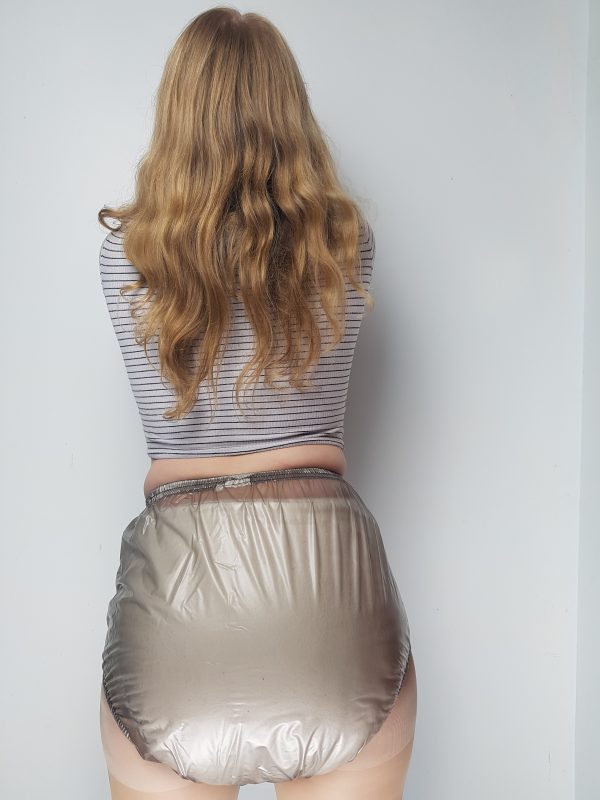 Black Plastic pants