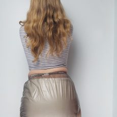 Black Plastic pants