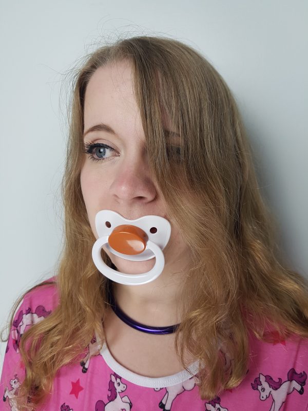 White & Brown Pacifier - Image 3