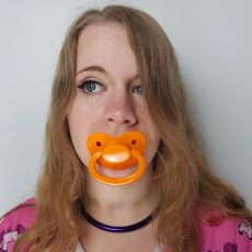 Orange Pacifier