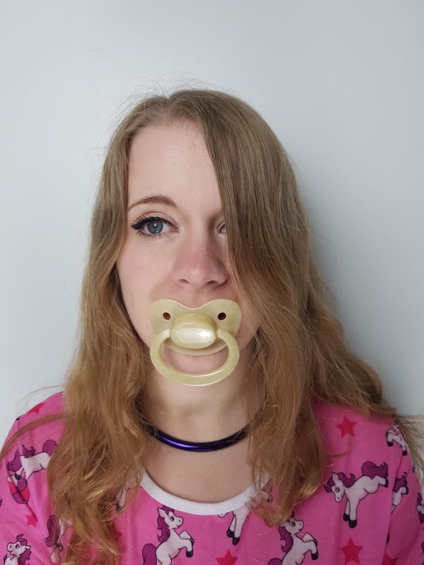 Sparkling Pale Gold Pacifier