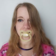 Sparkling Pale Gold Pacifier