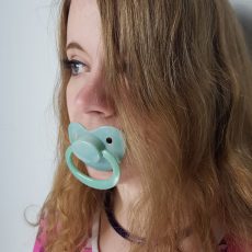 Sparkling Turquoise Pacifier