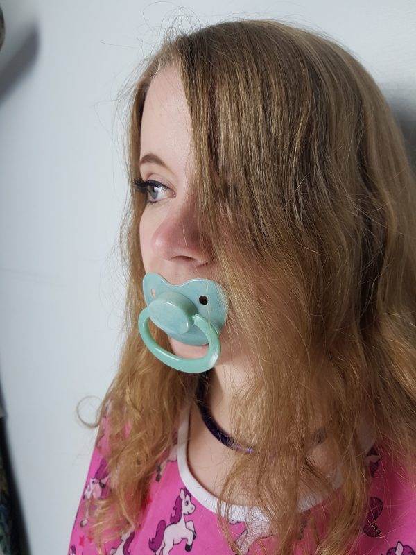 Sparkling Turquoise Pacifier - Image 2