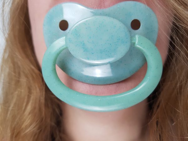 Sparkling Turquoise Pacifier - Image 3