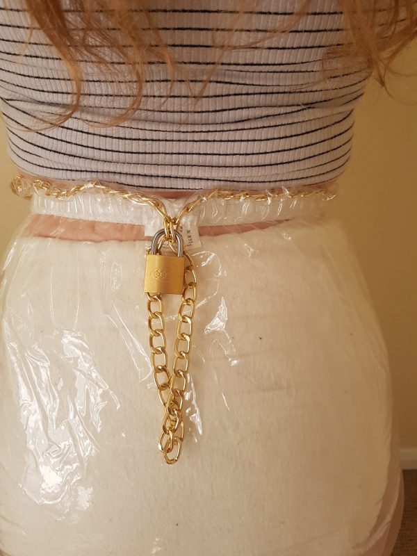 Clear Locking Plastic pants with padlock - Image 6