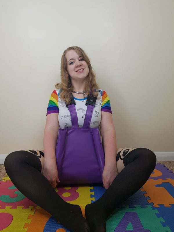 Purple PVC Spreader Pants - Image 4