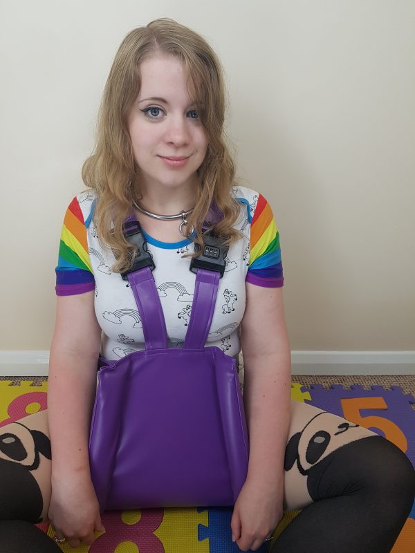 Purple PVC Spreader Pants