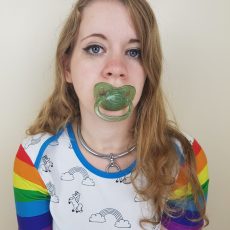 Sparkling Translucent Green Pacifier