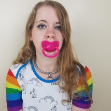 Hot Pink Pacifier