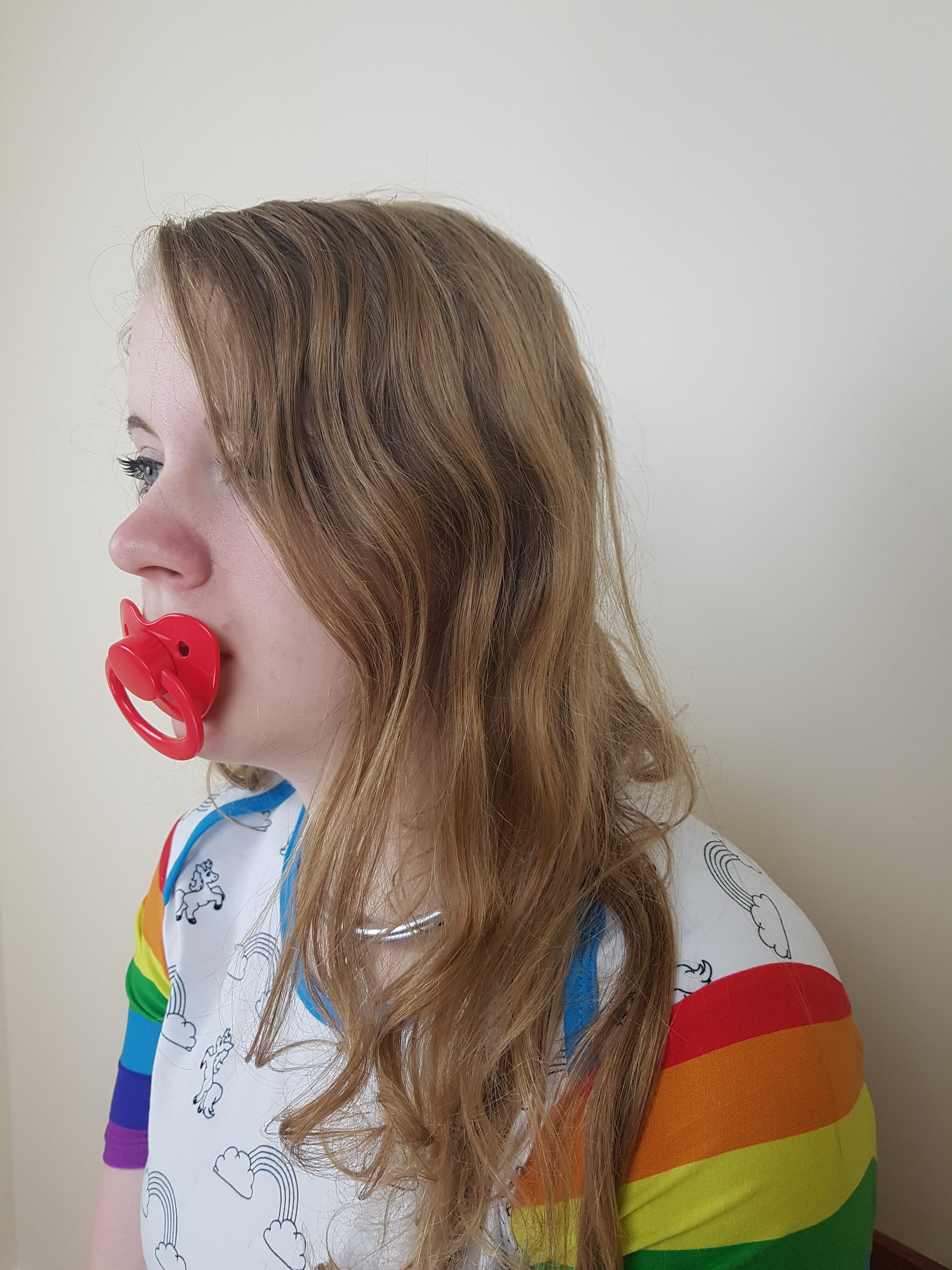 Red Pacifier The Dotty Diaper Company