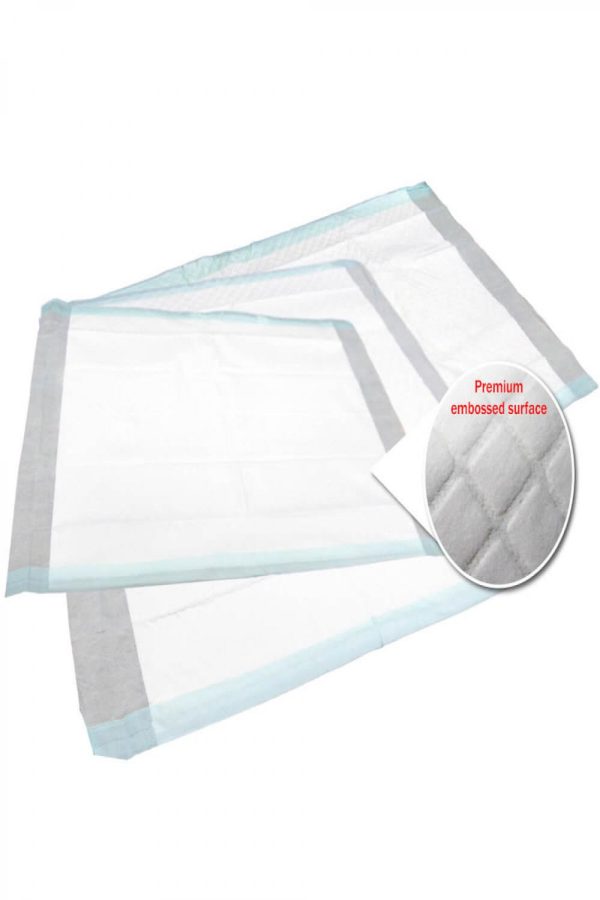Quilted 1000ml Underpad, 3 sizes, 10 pack