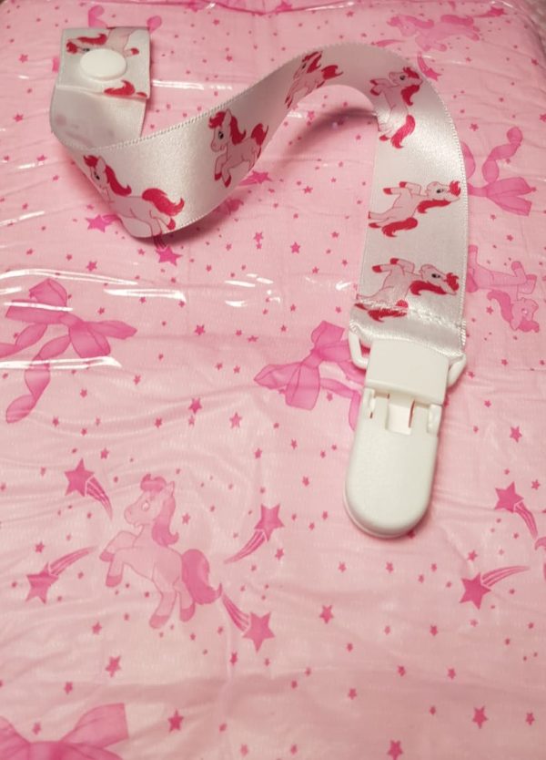 Dotty the pony pacifier clip