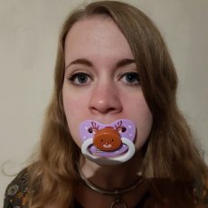 Christmas Reindeer pacifier