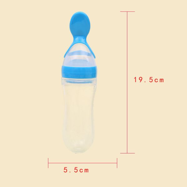 Adult spoon feeding bottle In 5 different colors 90ml - Image 3