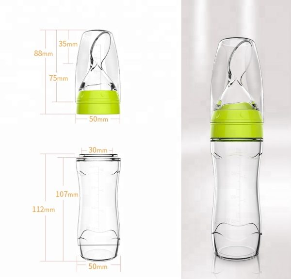 Adult spoon feeding bottle In 3 different colors 120ml - Image 4