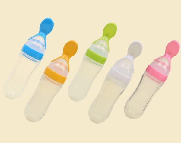 Adult spoon feeding bottle In 5 different colors 90ml - Image 5