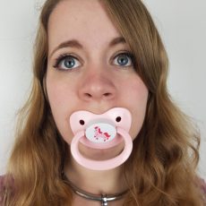 Dotty The pony pacifier Pink