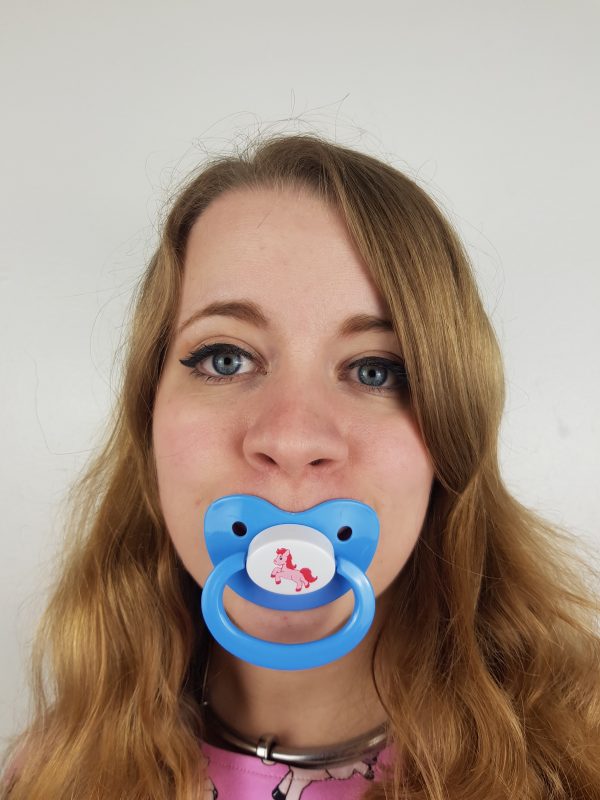Dotty The pony pacifier Blue