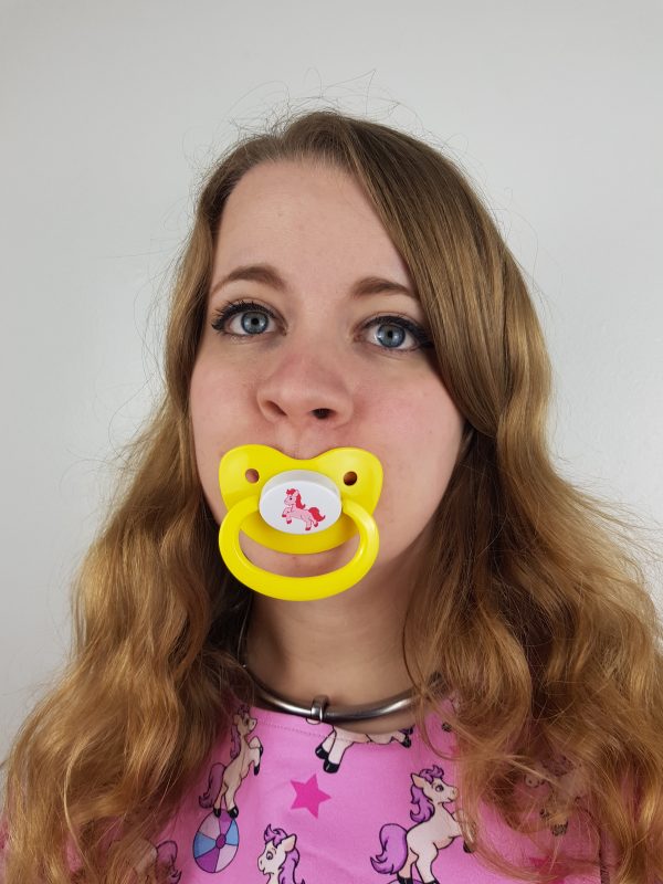 Dotty The pony pacifier Yellow - Image 2