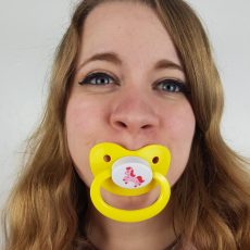 Dotty The pony pacifier Yellow