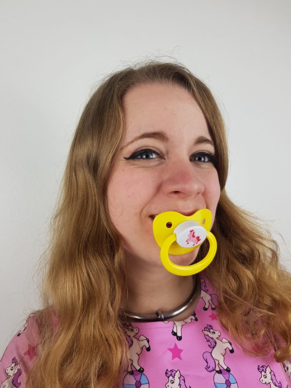 Dotty The pony pacifier Yellow - Image 3