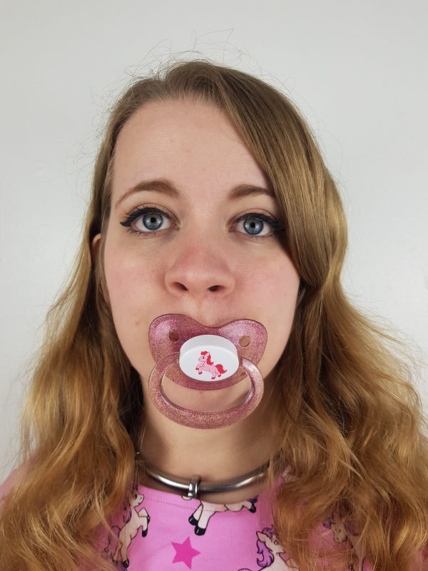 Dotty The pony pacifier Pink Sparkles