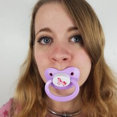 Dotty The pony pacifier Lilac