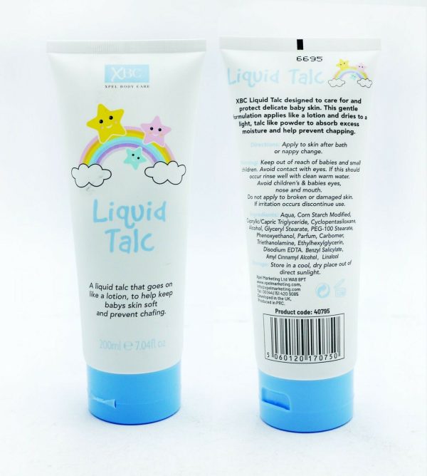 Liquid Talc Lotion Talcum powder 200ml