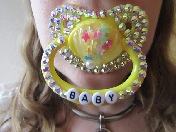 Baby Custom pacifier with FREE Dotty the Pony Badge