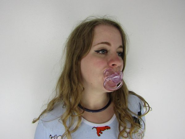 Translucent Pink pacifier - Image 2