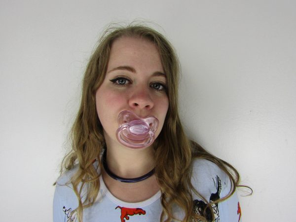 Translucent Pink pacifier - Image 3