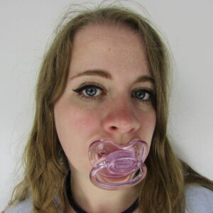 Translucent Pink pacifier