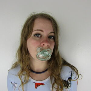 Translucent Green pacifier