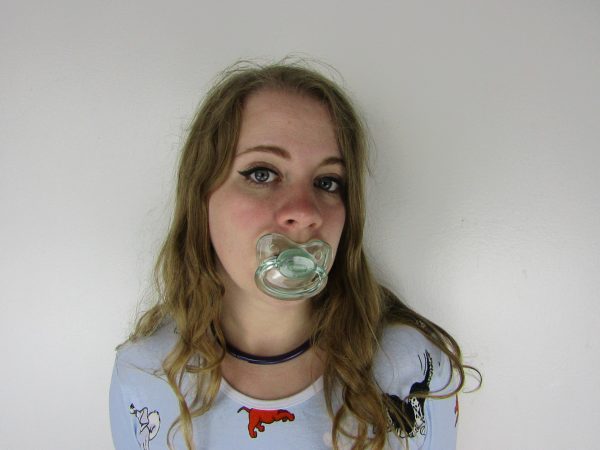 Translucent Green pacifier