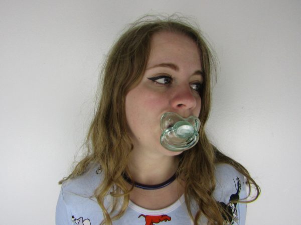 Translucent Green pacifier - Image 2