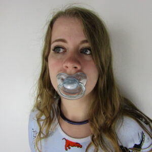 Translucent Blue pacifier