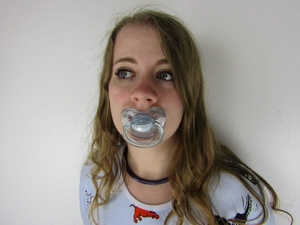 Translucent Blue pacifier