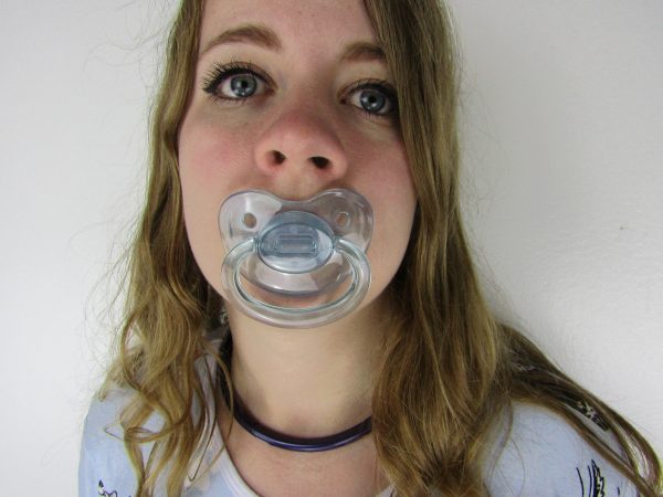 Translucent Blue pacifier - Image 2