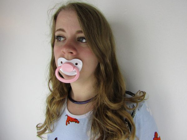 Pink and White pacifier - Image 4