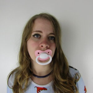 White and Pink pacifier
