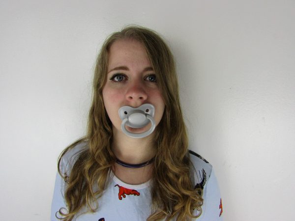 Grey pacifier