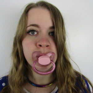 Sparkle with Pink cap pacifier