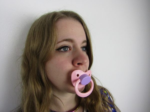 Pink and Lilac pacifier - Image 3