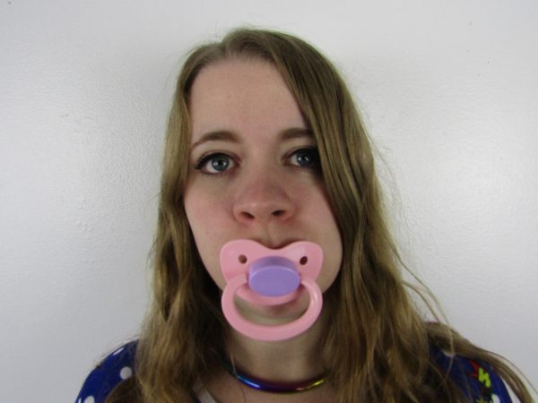 Pink and Lilac pacifier - Image 2