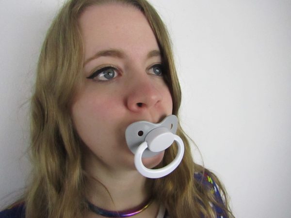 Grey and White pacifier - Image 2