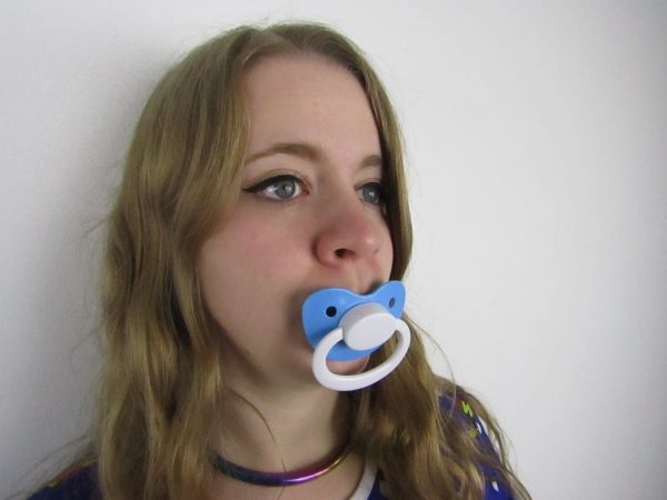 Blue and White pacifier - Image 3