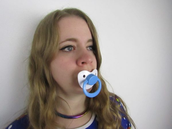 White and Blue pacifier - Image 3