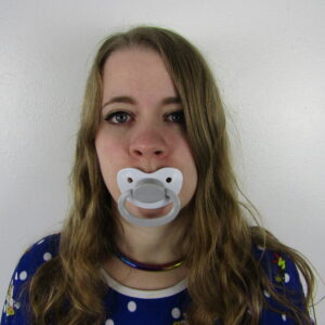 White and Grey pacifier